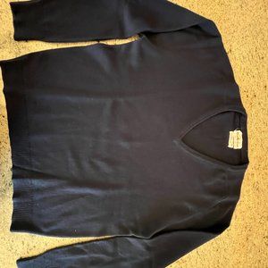 Alan Paine 100% Pure Cashmere mens M navy sweater